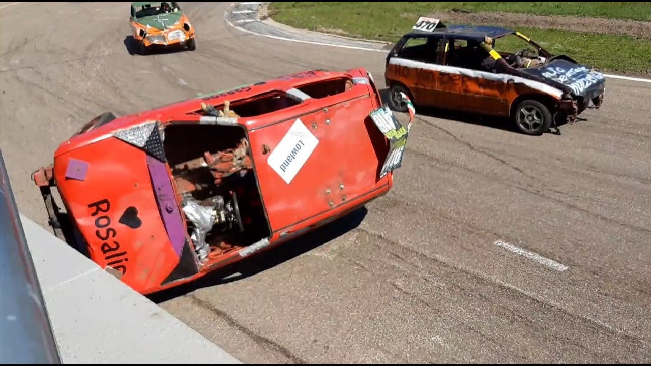 Oval Racing Ter Apel Big Crash- Bangerstocks heat 2 - 17-04-2022