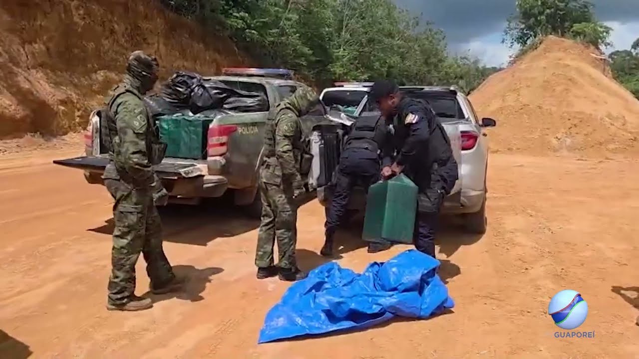 COMBATE AO TRÁFICO: GEFRON e  CR 12/PM apreendem mais de meia tonelada de drogas em Comodoro.