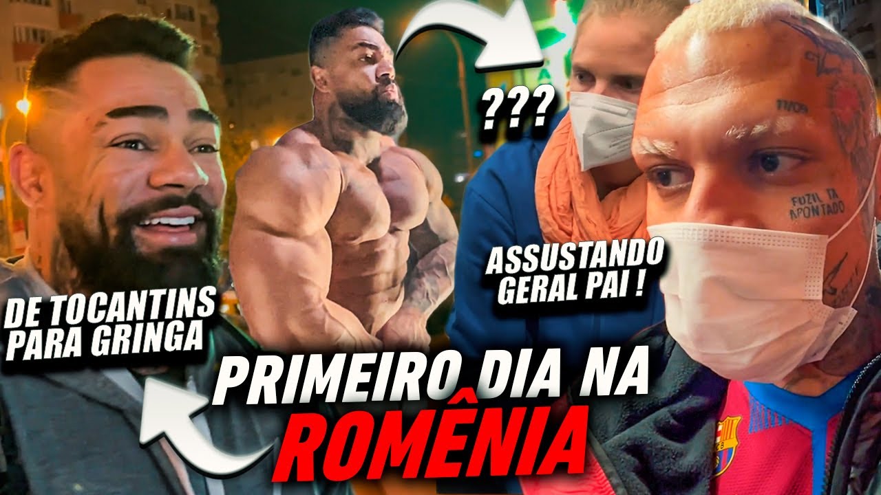 TOGURO E BRUNO SANTOS CHEGARAM NA ROMÊNIA BUGANDO TUDO