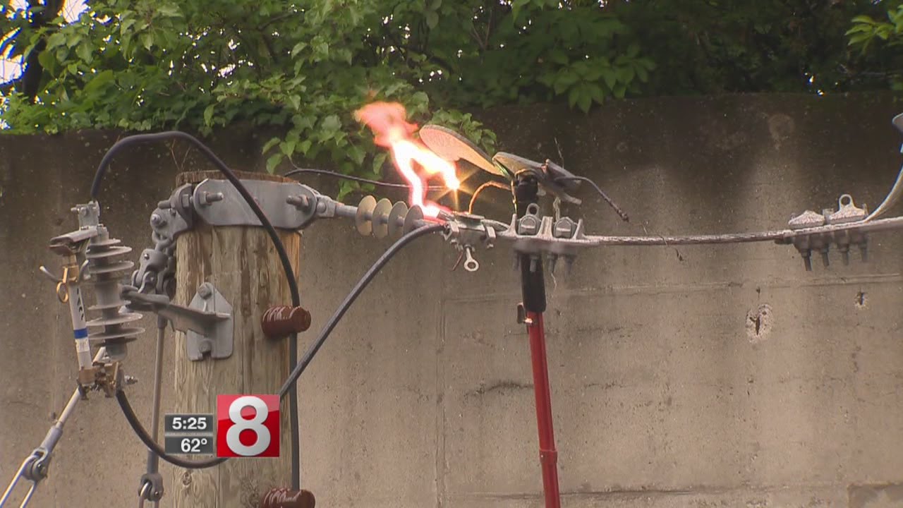 Eversource demonstrates dangers of high voltage wires