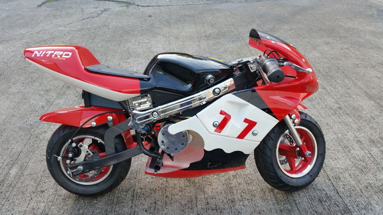 Best Electric Pocket Bike 800W 36V - ECO Mini Moto from Nitro Motors