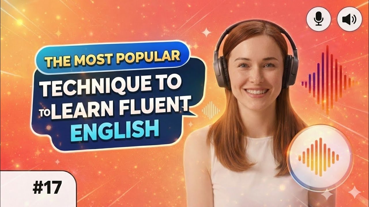 Easiest Technique to Speak Fluent English |  #englishgrammar #shadowingenglish #englishspeaking 