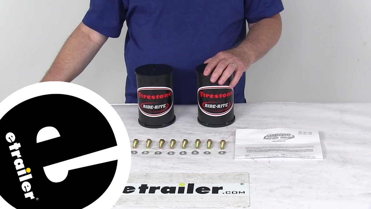 etrailer | Hands-On with the Lift Spacers for Firestone Ride-Rite Air Helper Springs