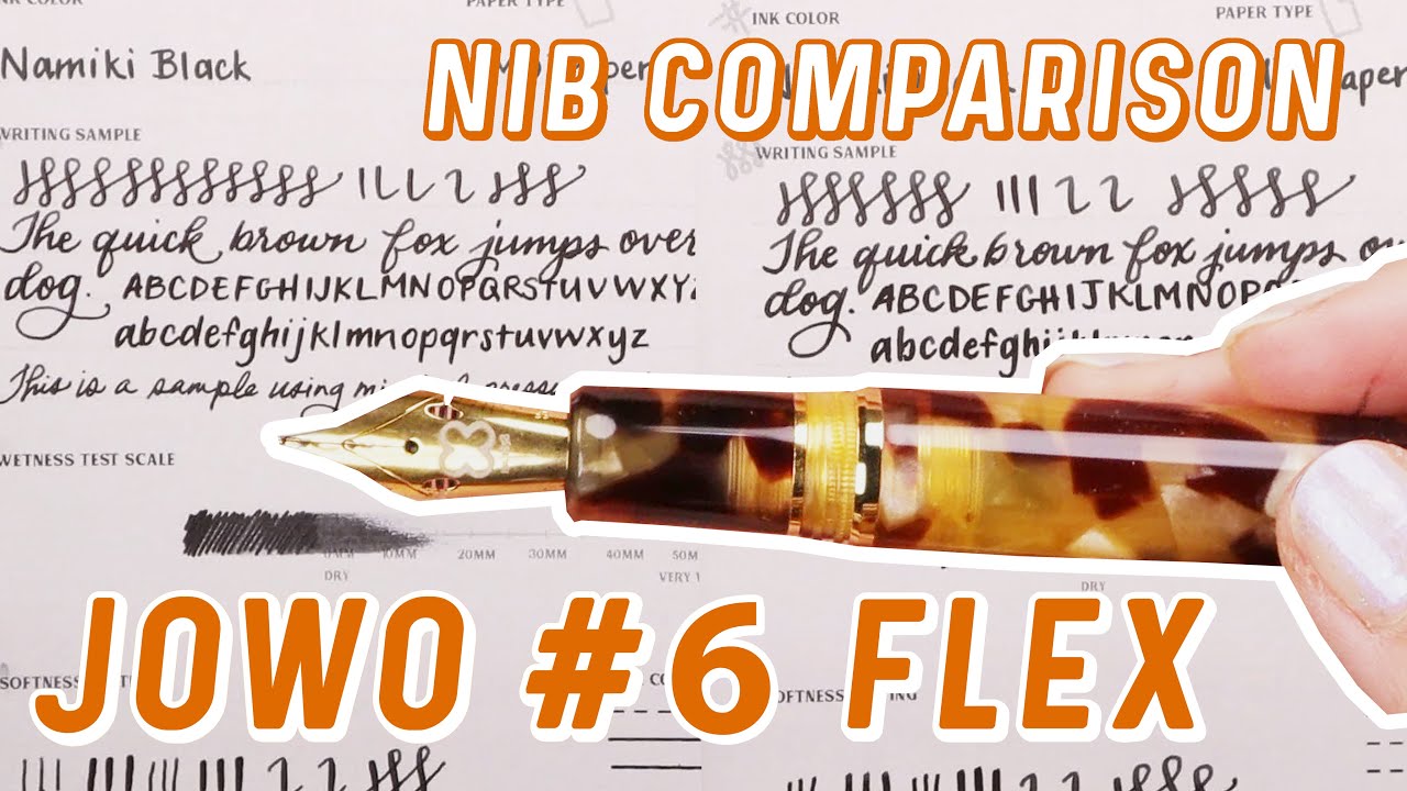JoWo #6 Nib Comparison - Flex