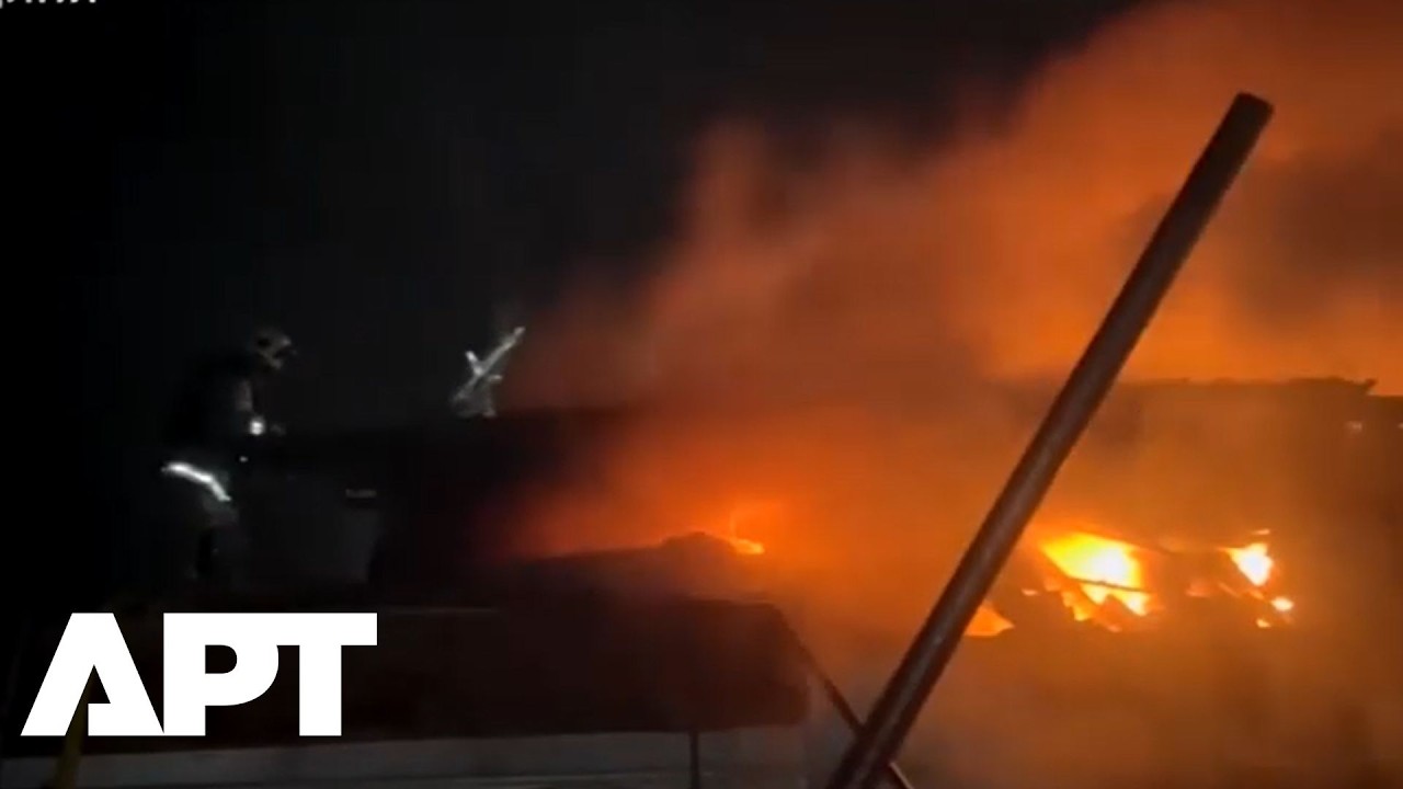 Russia Strikes Odesa With Deadly Drones: Civilian Killed, Buildings Engulfed In Flames | APT