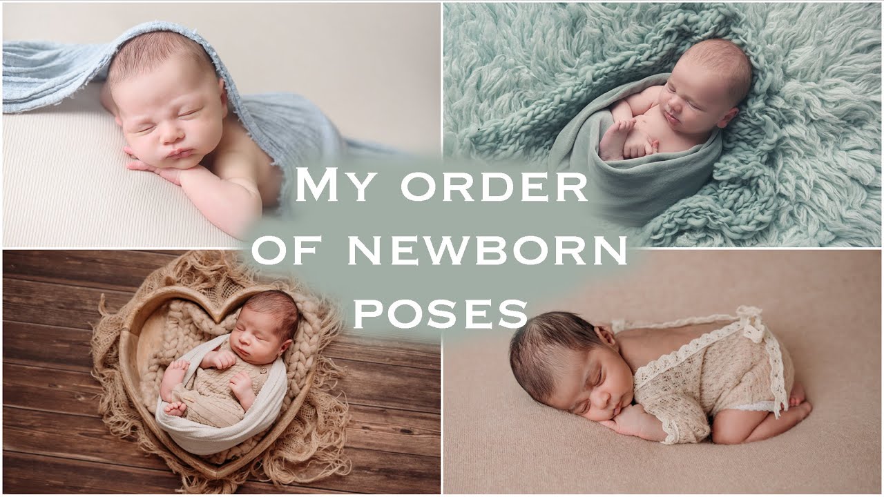 Part 4 - How to photograph a NEWBORN baby - My order of poses. Which poses I don't do and why