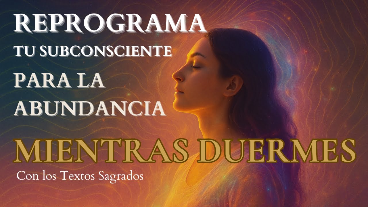 Reprograma tu subconsciente para la abundancia con textos sagrados | 3h mientras duermes