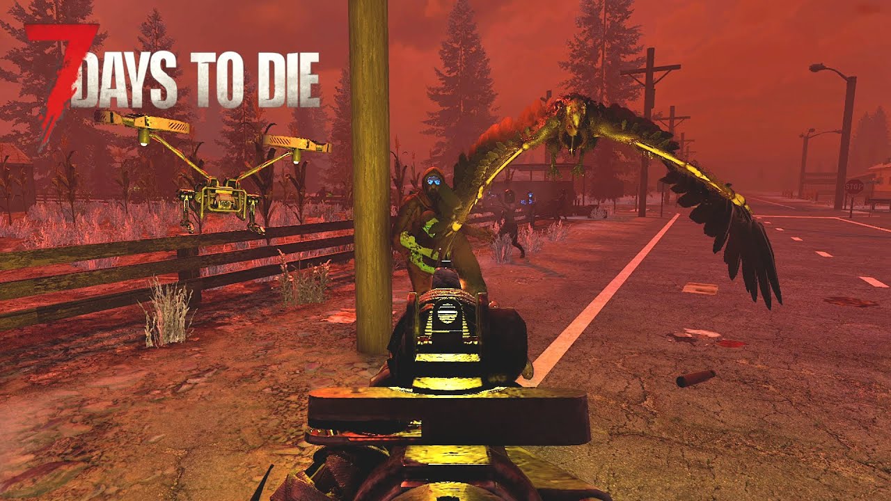 (LIVE) 7 Days to Die (V2.5 Stable) day7: 赤い月の日