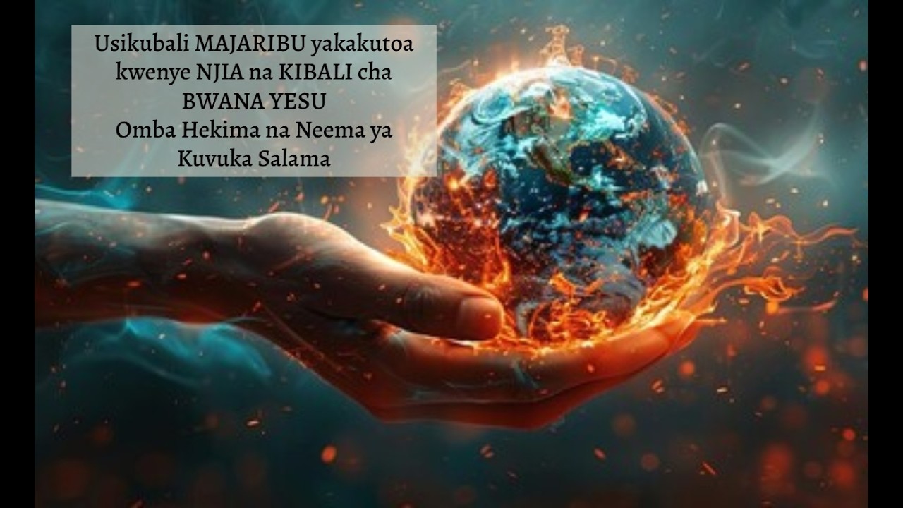Usikubali MAJARIBU yakakutoa kwenye NJIA na KIBALI cha BWANA YESU!