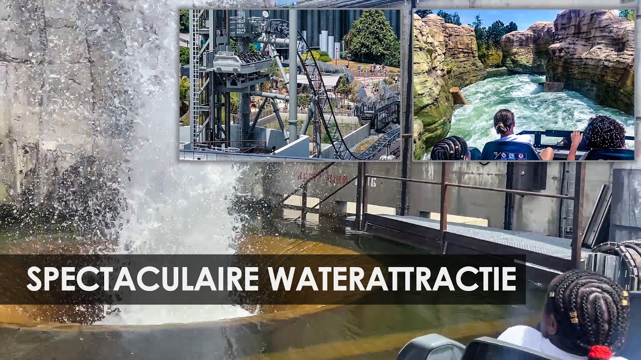 Futuroscope: spectaculaire waterattractie Mission Bermudes (Mack Rides: rocking boat)