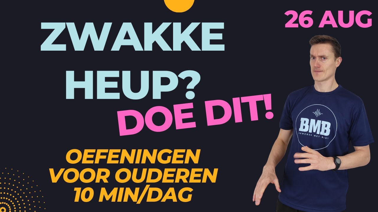 Maak je heup sterker! Oefeningen voor ouderen (ook voor 80-plussers)