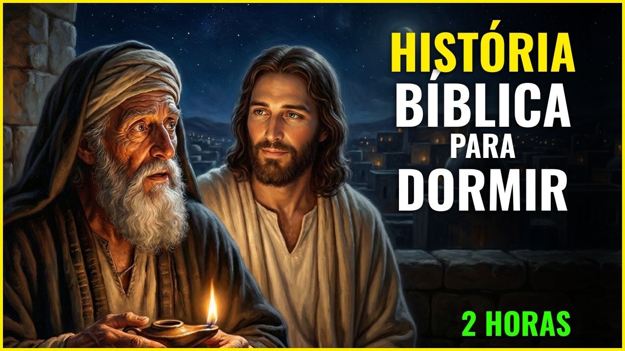 QUEM FOI NICODEMOS? O FARISEU QUE BUSCOU JESUS À NOITE | Histórias Bíblicas para Dormir