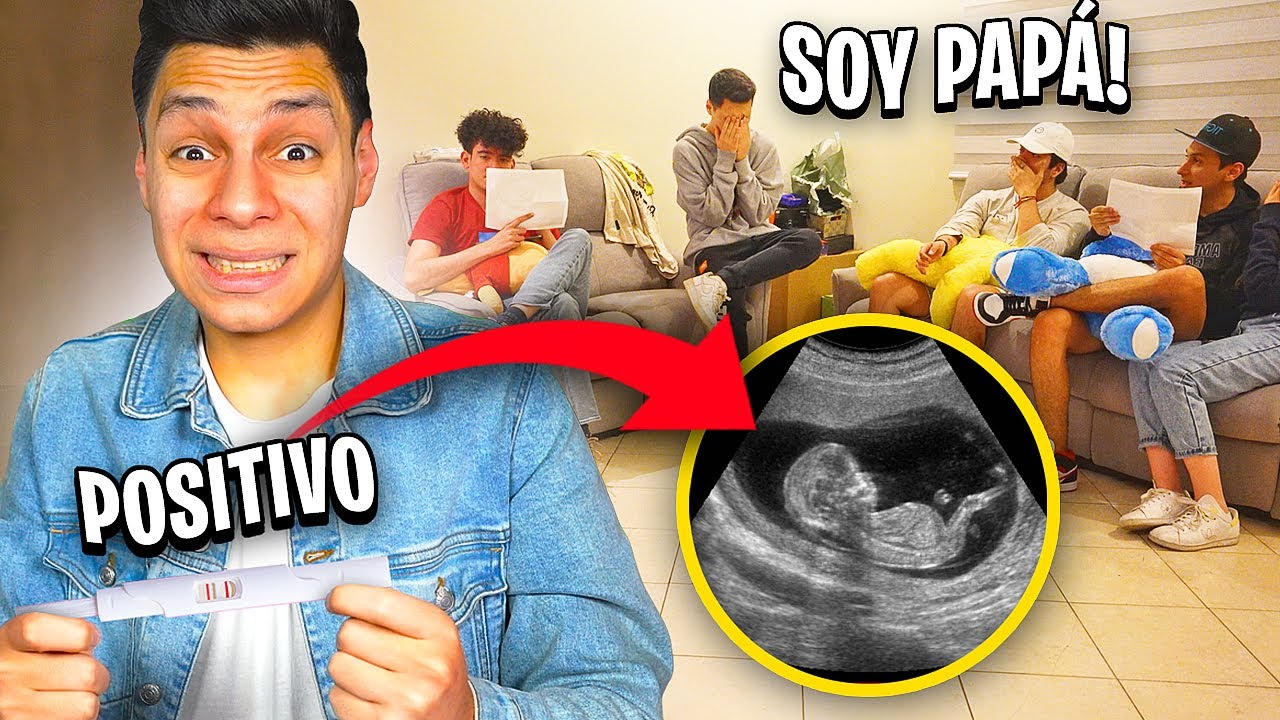 ¡VOY A SER PAPÁ y MIS AMIGOS REACCIONARON ASÍ con LA NOTICIA! *felicidad*