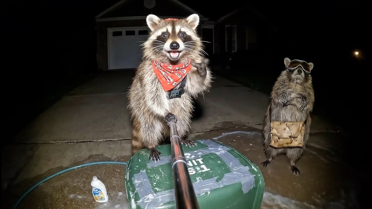 Trash Panda VLOG #1: Night Ops & Snack Crimes &ndash; with Binko & Spud