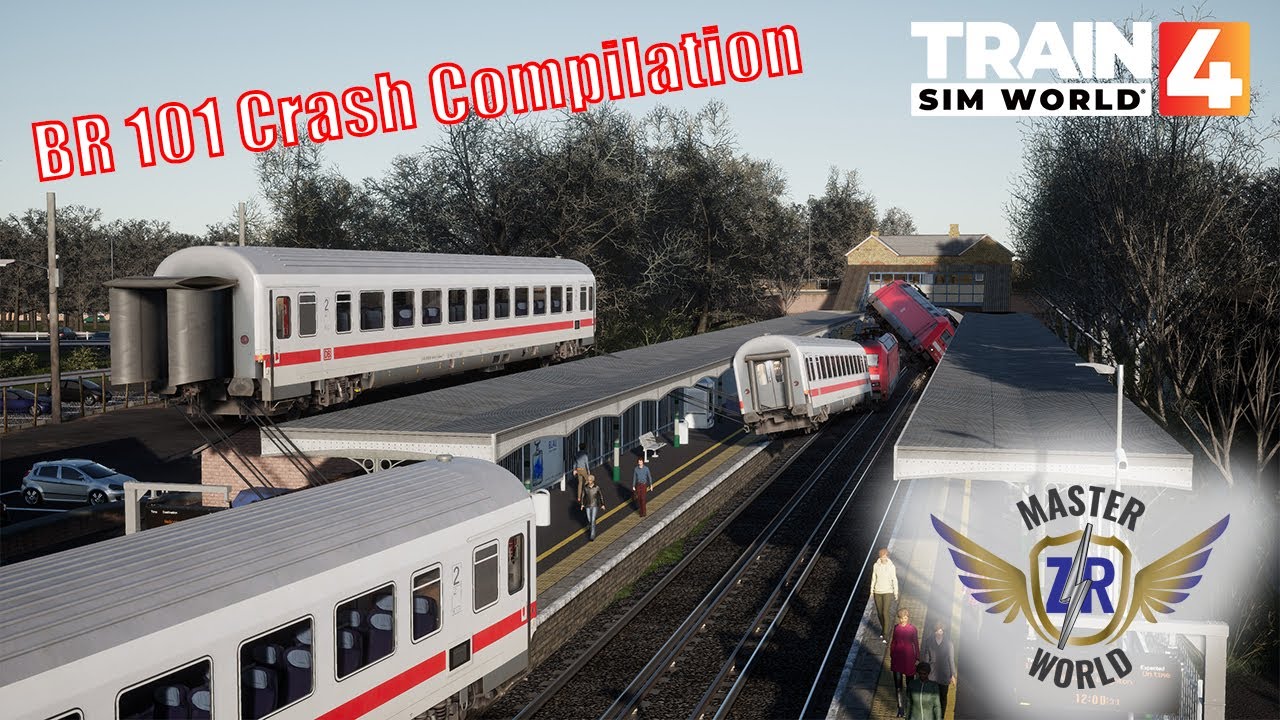 (Must-see!) BR 101 Crash Compilation | Train Sim World 4