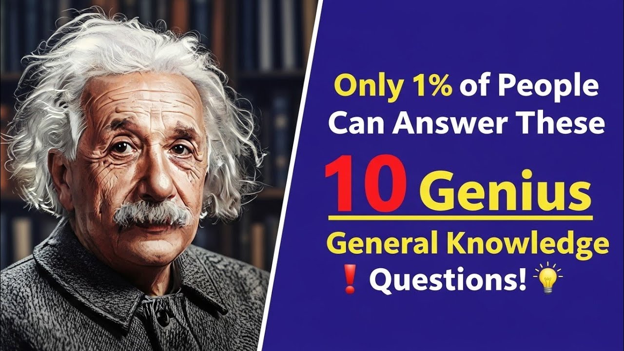 Only 1% of People Can Answer These 10 Genius General Knowledge Questions! 😱💡
