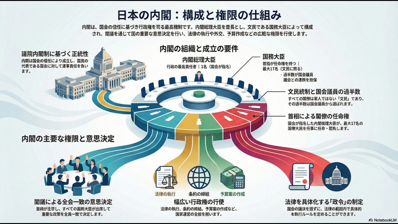 日本の内閣：国家の司令塔