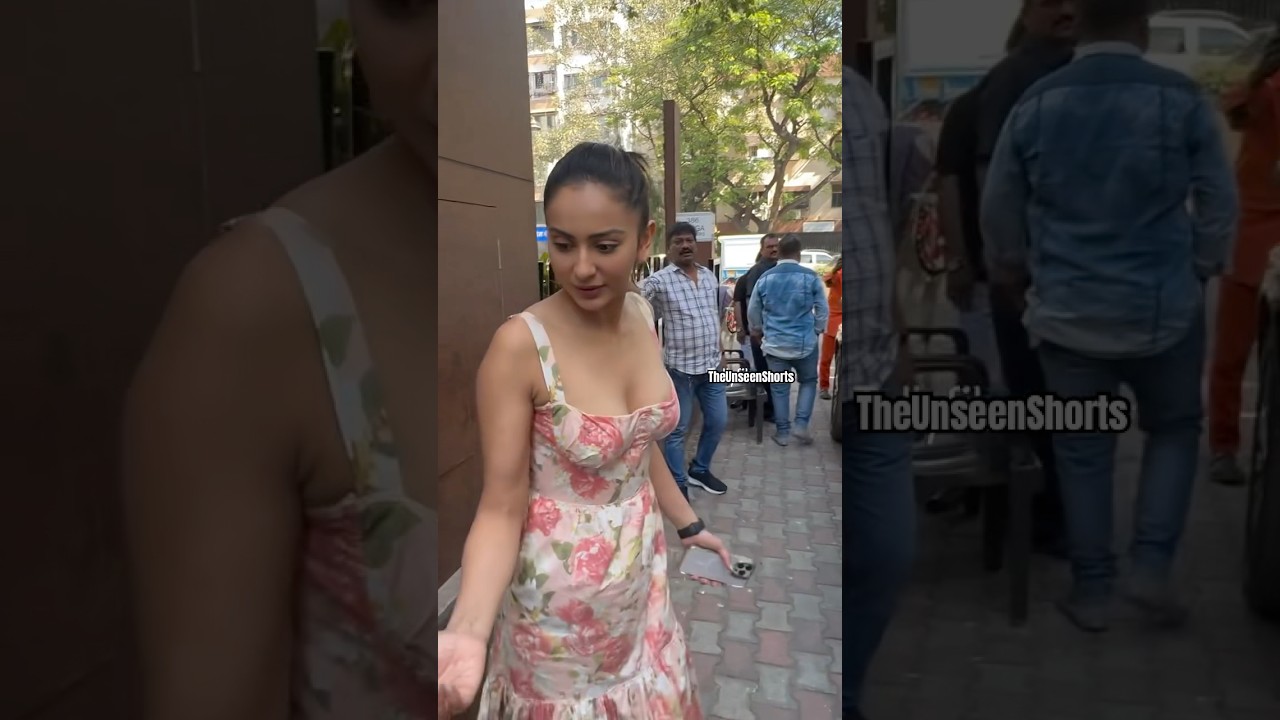 Rakul Preet looking so gorgeous today in her tide hair look|The Unseen Shorts #rakulpreetsingh
