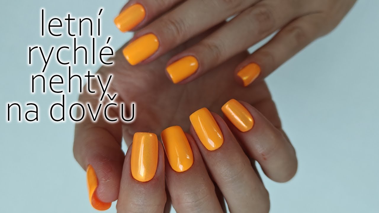 Rychlé nehty na last minute dovolenou | neonky a pigmenty || 