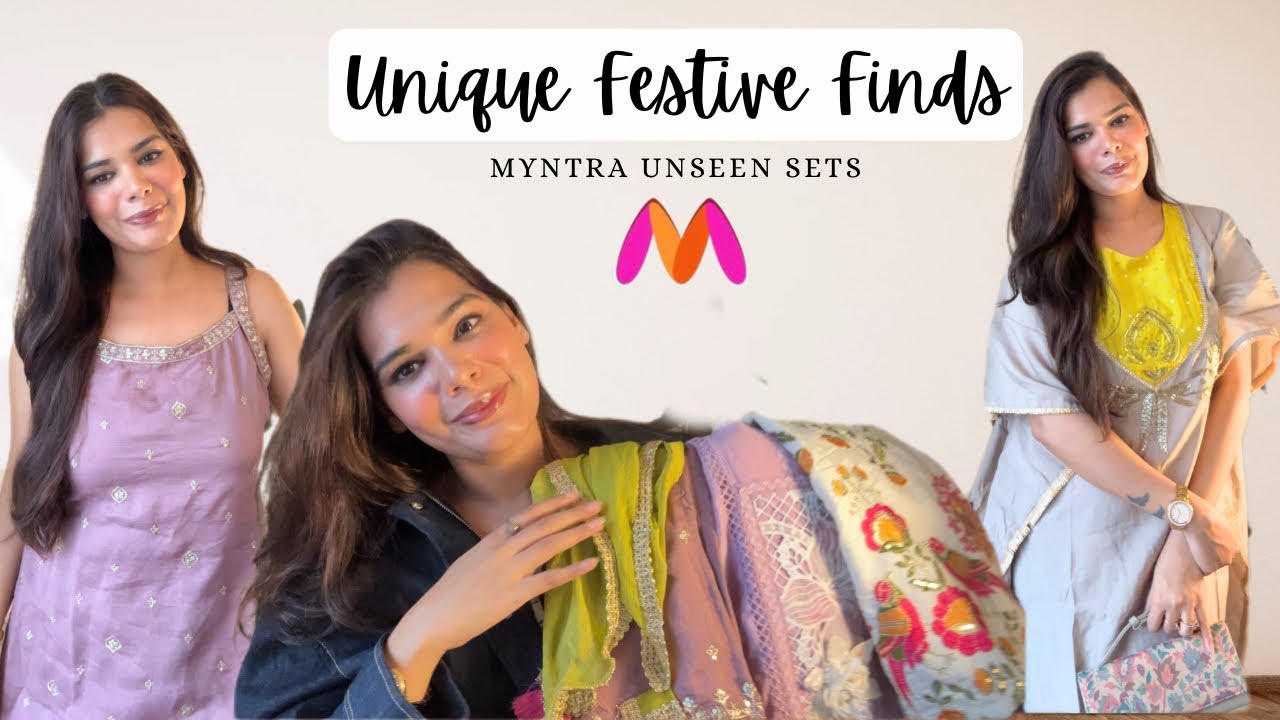 Huge *Myntra* Unique Festive Finds 💯Under 1500 Haul ✅ 