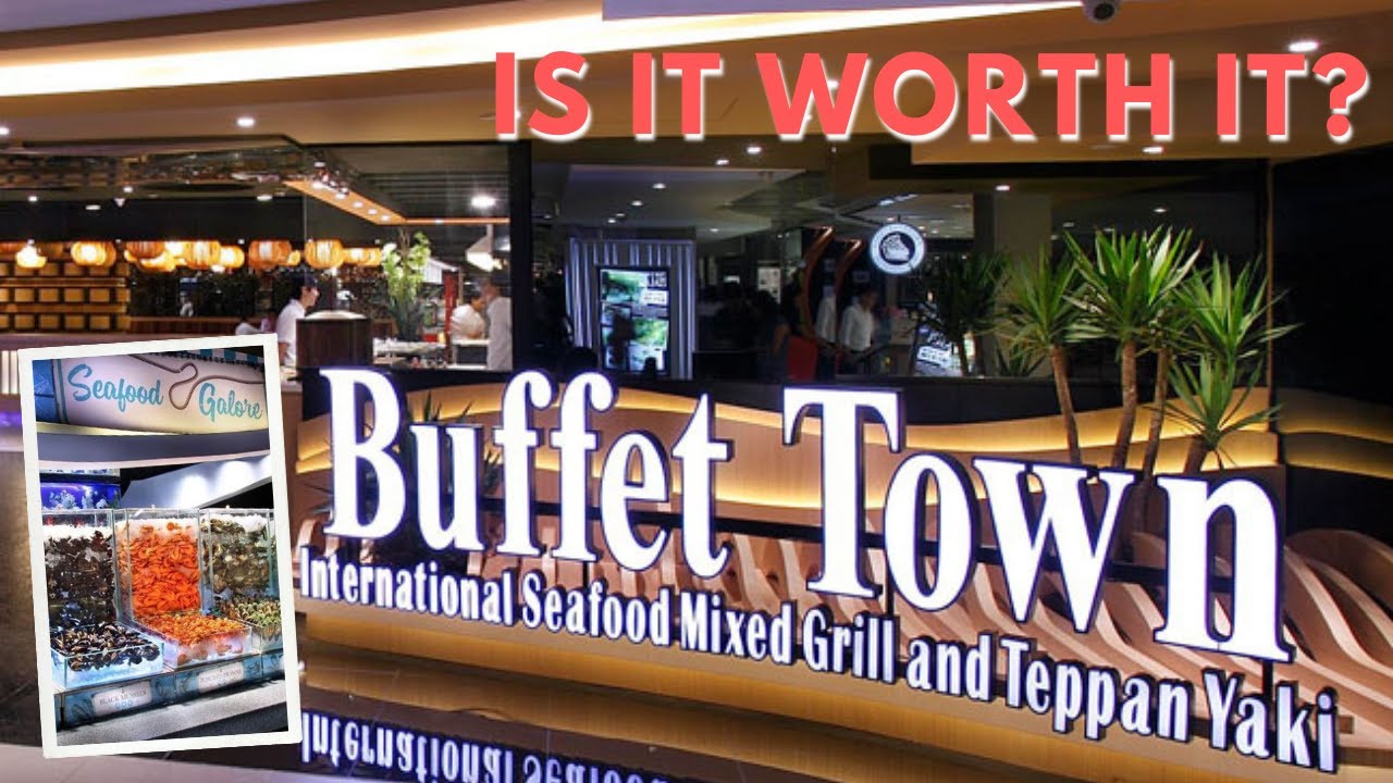 Buffet Town - The Most Chic Buffet Restaurant | Raffles City Singapore (4K)