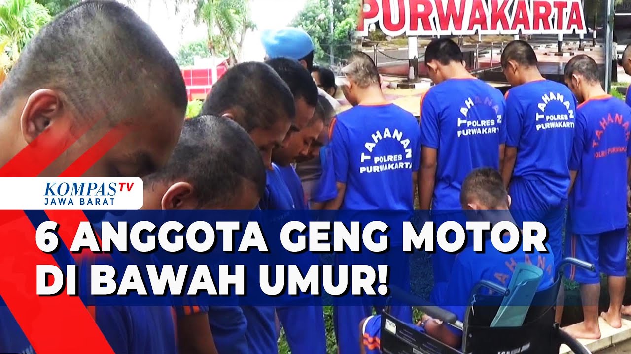 13 Anggota Geng Di Purwakarta Jadi Tersangka
