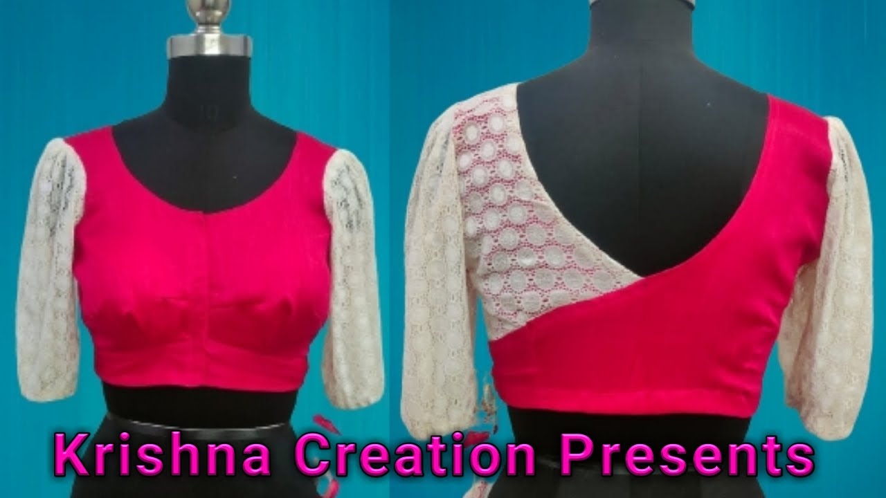Angrakha Blouse\\New Model Blouse\\Krishna Creation