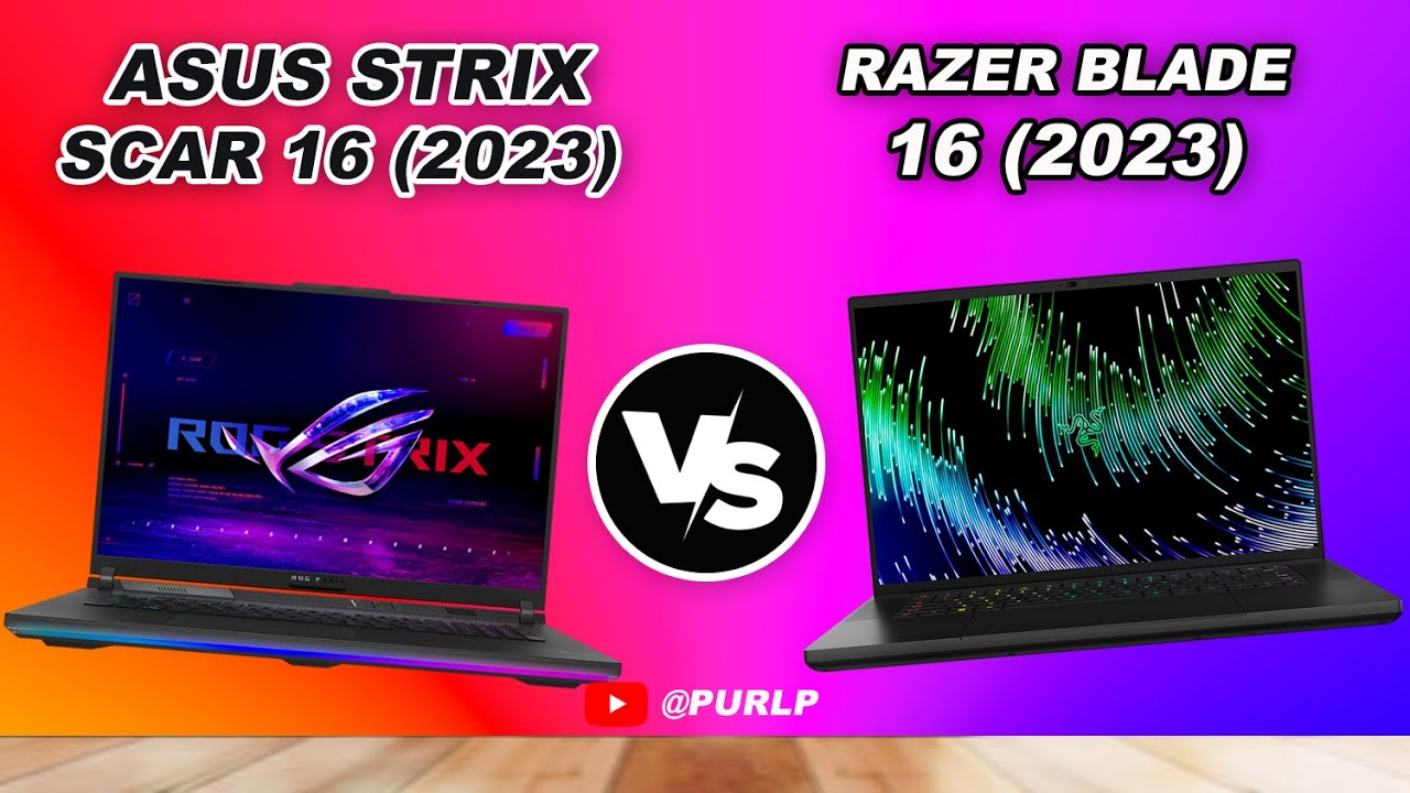 Asus Strix SCAR 16 2023 vs Razer Blade 16 (2023) - Specs comparison