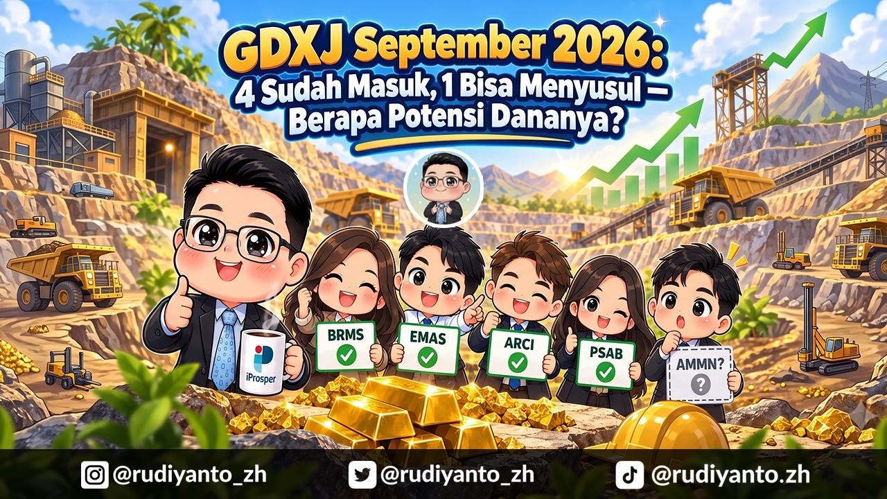 Review GDXJ September 2026 : Berapa Estimasi Bobot BRMS, EMAS, ARCI, PSAB dan (potensi) AMMN?