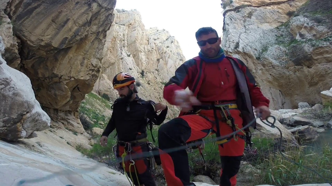El Chorro escalada Zeppelin 300m 6c+ 2016 PARTE1