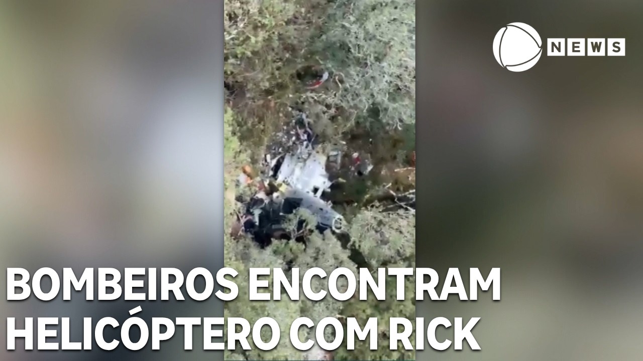 Bombeiros encontram helic&oacute;ptero com cantor Rick e n&atilde;o h&aacute; sobreviventes