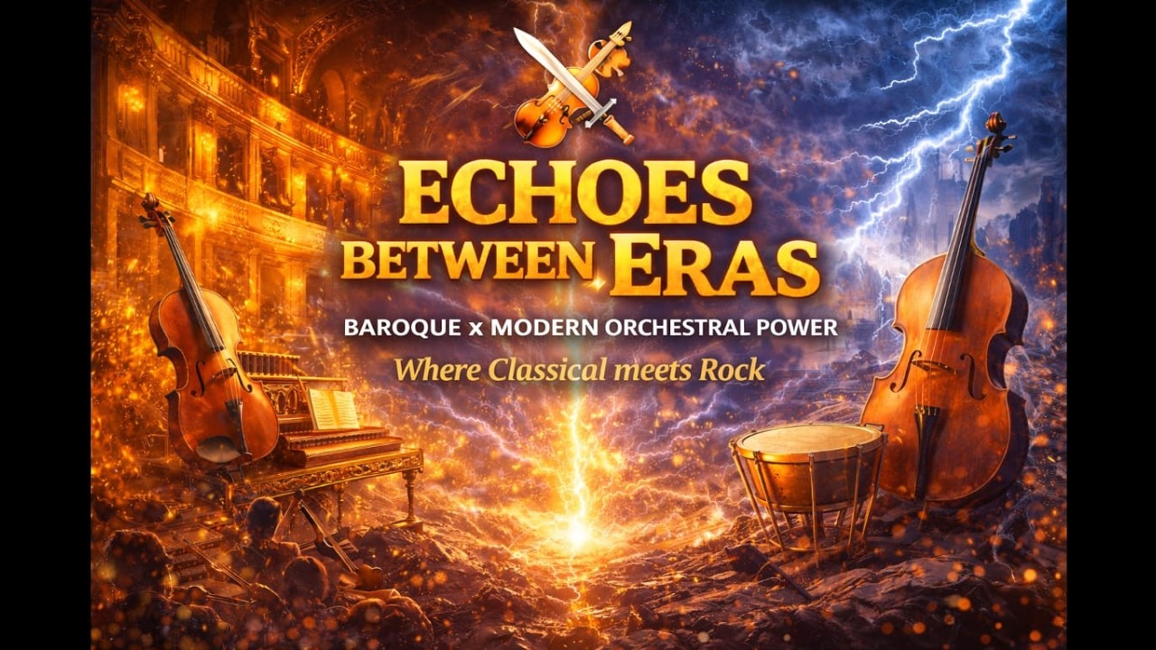 🎻⚔️ Echoes Between Eras | Baroque Classical Meets Rock ⚔️🎻
