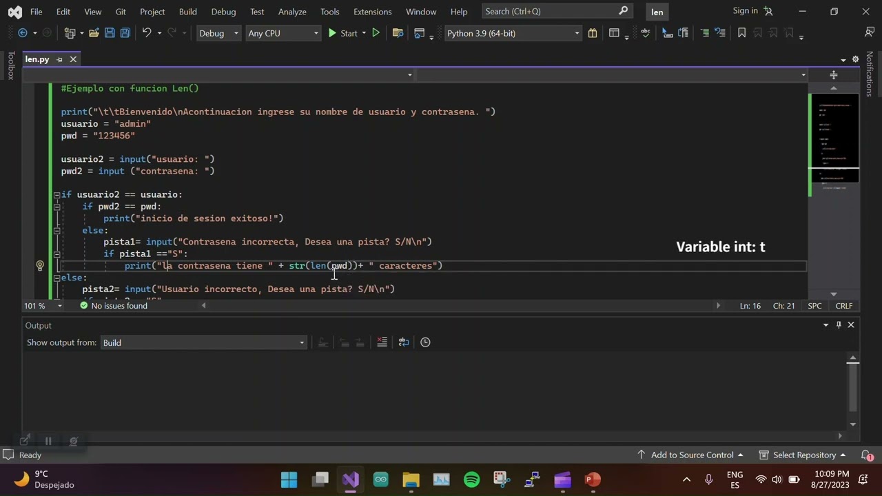 ¿Cómo programar en Python? Fácil [Clase 7]  Cadena de caracteres, funcion Len