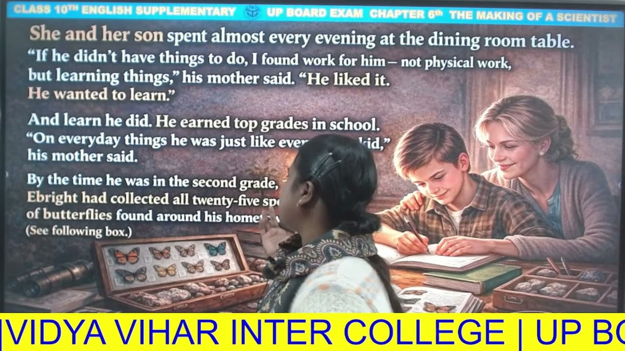 THE MAKING OF A SCIENTIST | English L-27 | Class-10 | Hindi Medium | NCERT