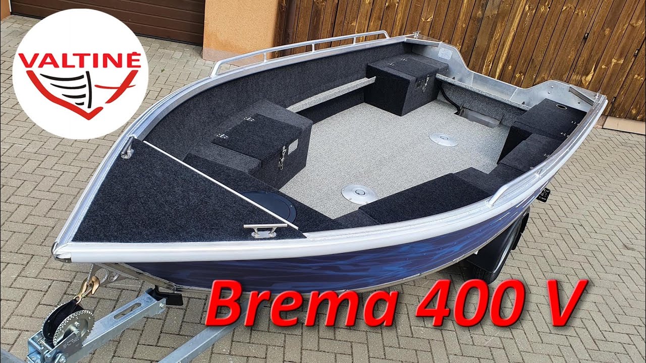 Brema 400 V - aliumininė valtis žvejybai, poilsiui, darbui
