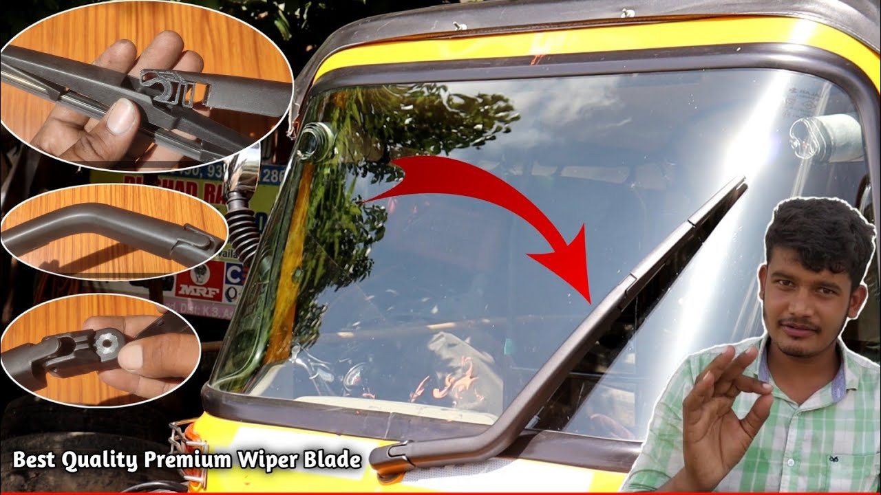 Best Quality Premium Wiper Blade For Auto Rickshaw | Naveed Electration Technology