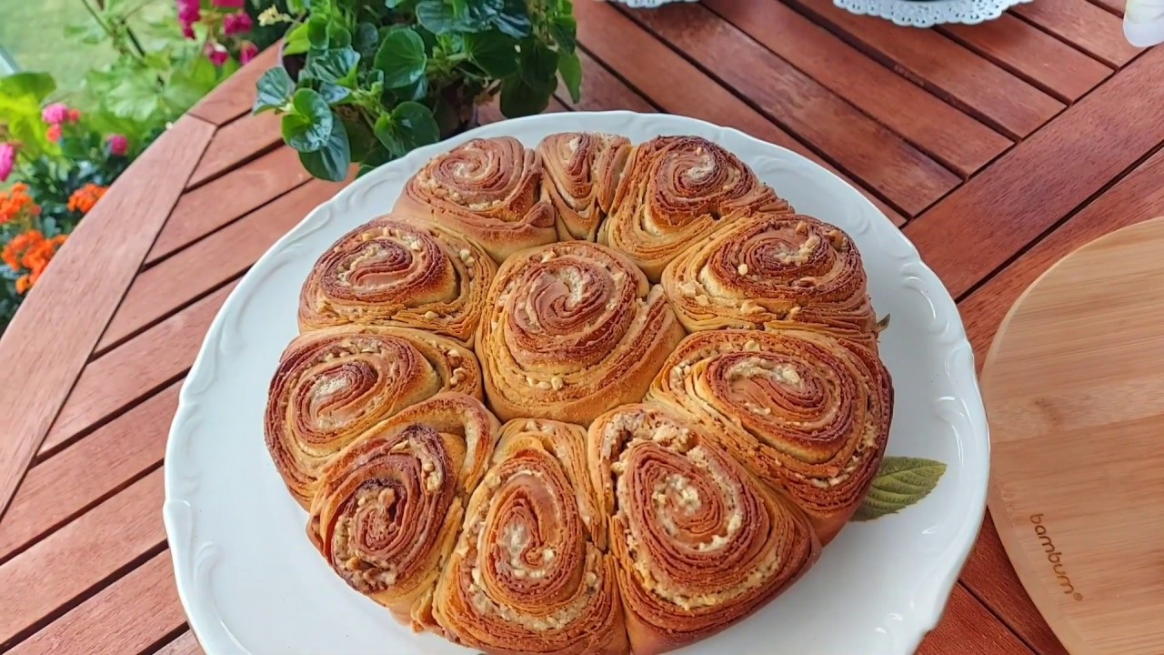 Tahinli çörek - Tel Tel Ayrılan Tahinli Çörek Tarifi 💯