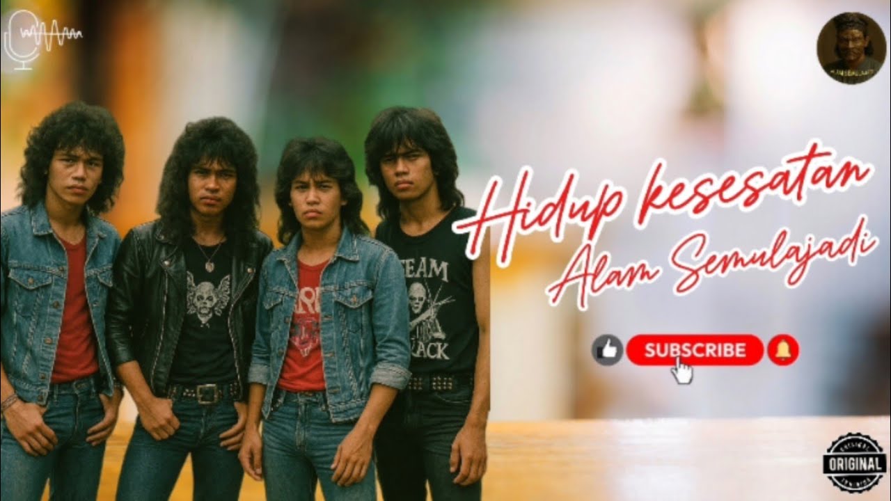 Hidup kesesatan | Alam Semulajadi | Heavy Rock 80an | Rock kapak | Lirik