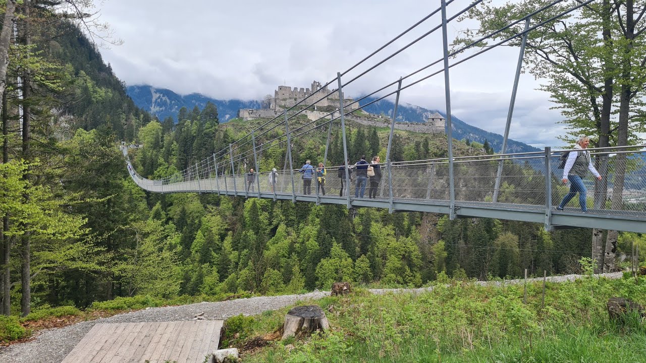 Ehrensberg Kause &Ouml;sterreich's steilste H&auml;ngebr&uuml;cke! Nicht's f&uuml;r nicht schwindelfreie!