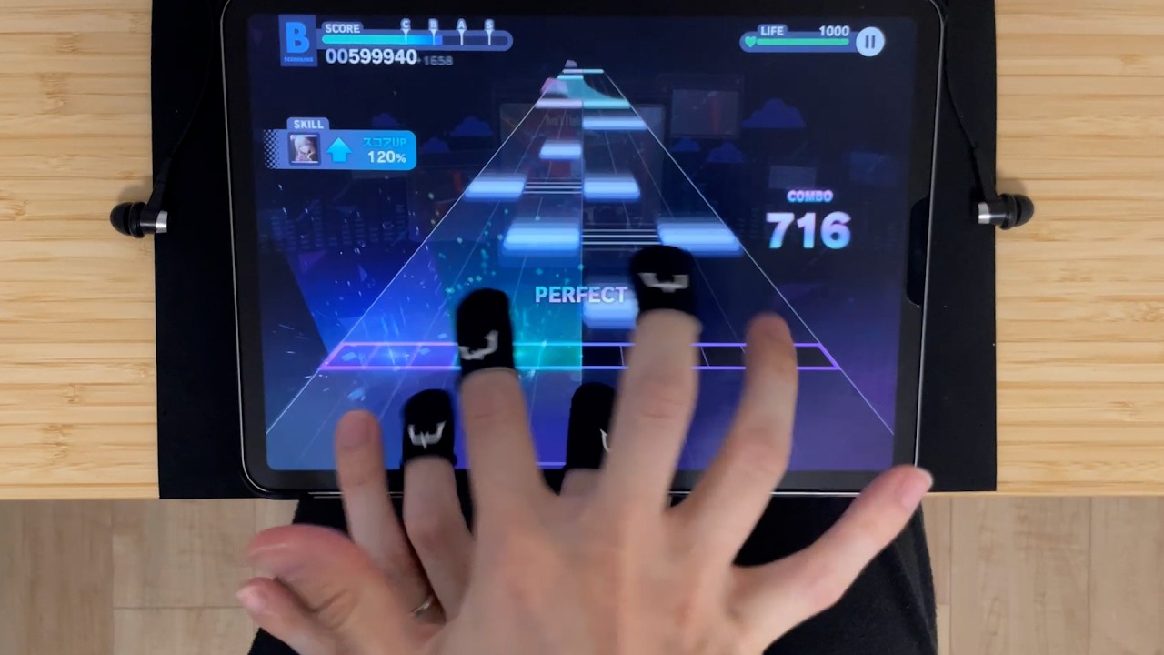 なのふら、iPad音ゲーのプレー環境を変えてみた　の巻