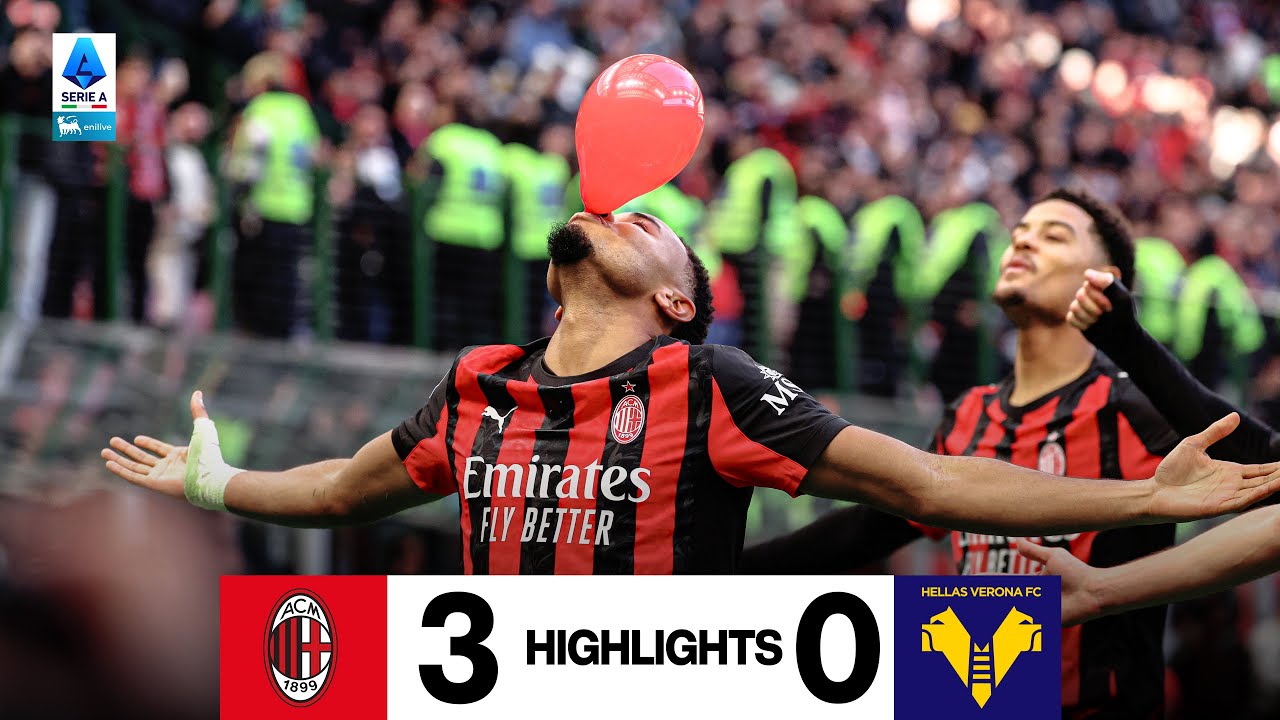 Pulisic e Nkunku per chiudere al meglio il 2025 | AC Milan 3-0 Hellas Verona | Serie A Highlights