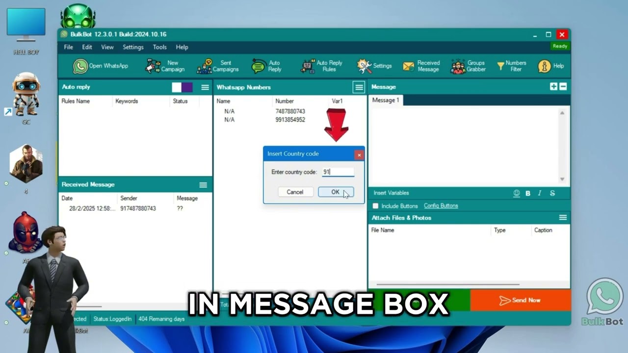 WhatsApp Bulk Sender Bot Demo | Best WhatsApp Marketing Software 2025