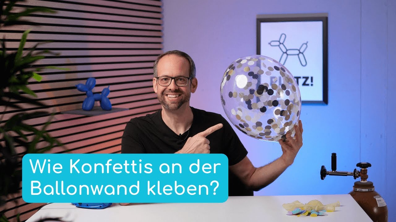 Der ultimative Trick: So bleibt das Konfetti in deinem Ballon haften! 🎈✨