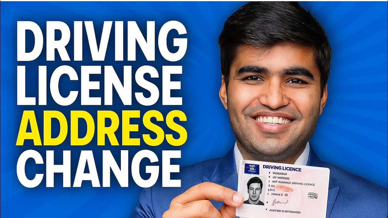UK Provisional Driving License Address Change 2025 Without BRP