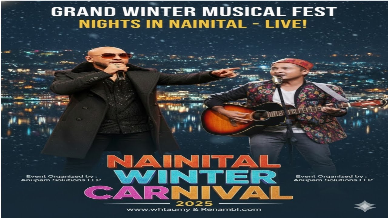 WINTER CARNIVAL FEST NAINITAL 2025 || Star B PRAAK & PAWANDEEP RAJAN ||LIVE CONCERT #nainital #live 