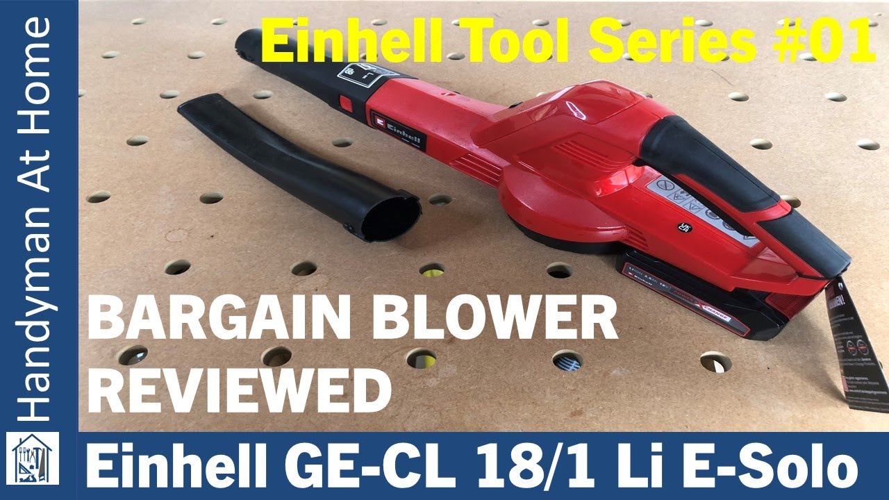 Leaf Blower Review - Einhell GE-CL 18/1 Li E-Solo Cordless Blower