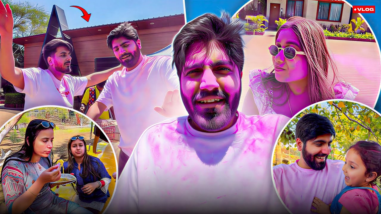 Holi Vlog🎨