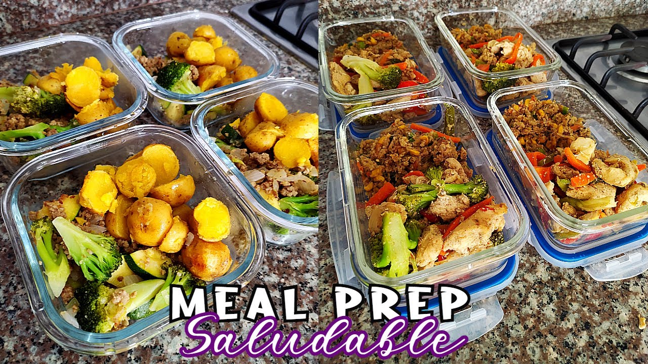 😱COMIDAS DE 1 SEMANA EN 1 HORA /meal prep saludable y delicioso/ LOS ROLES DE EDY