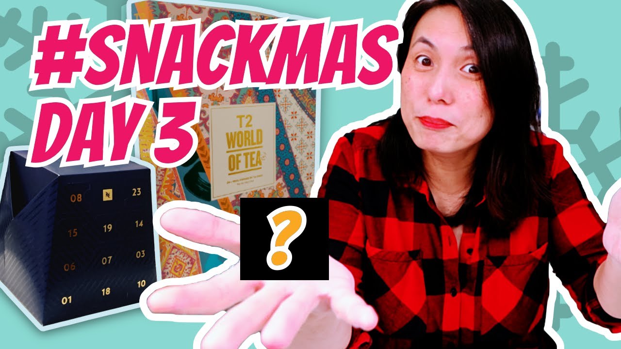 #SNACKMAS DAY 3 - Holiday Snacks and Advent Calendars! // Snacks Reveal