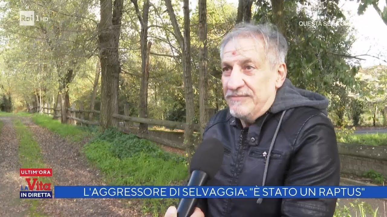 Selvaggia Lucarelli aggredita da un pugile no vax - La vita in diretta 23/11/2021
